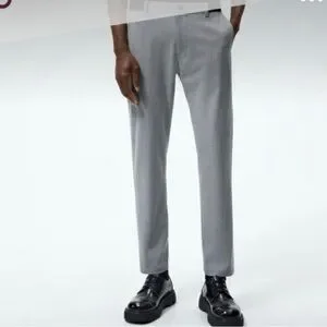 Pants Zara Mens Driver Pants Stone Color Slim Fit Stretch Poshmark